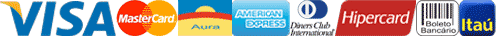 Formas de pagamento aceitas nesta loja virtual